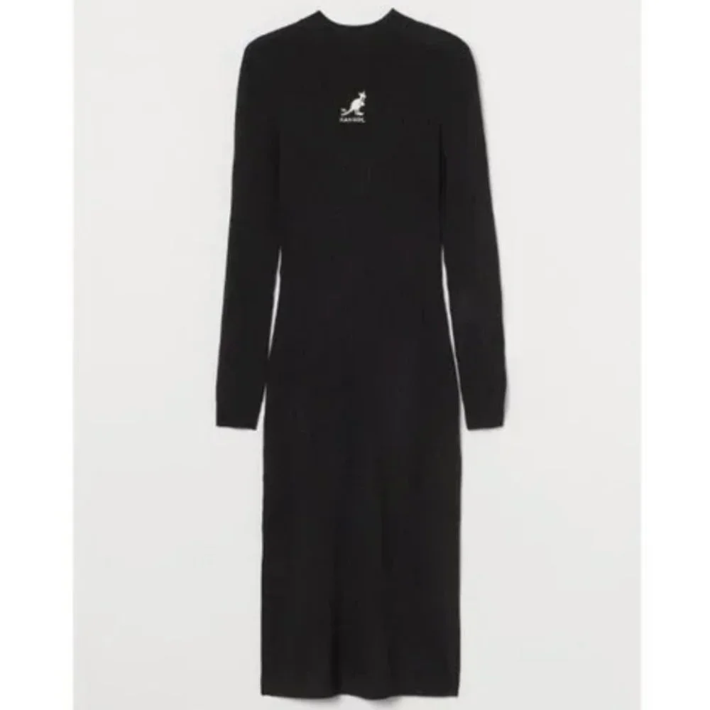 Kangol x H&M Ribbed Knit Bodycon Dress - Picture 1 of 10